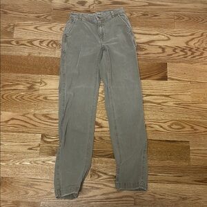 American Eagle Outfitters Green Chinos Relaxed Fit